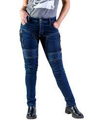 Pantalon Black Label Biker Sturgis Mujer Azul